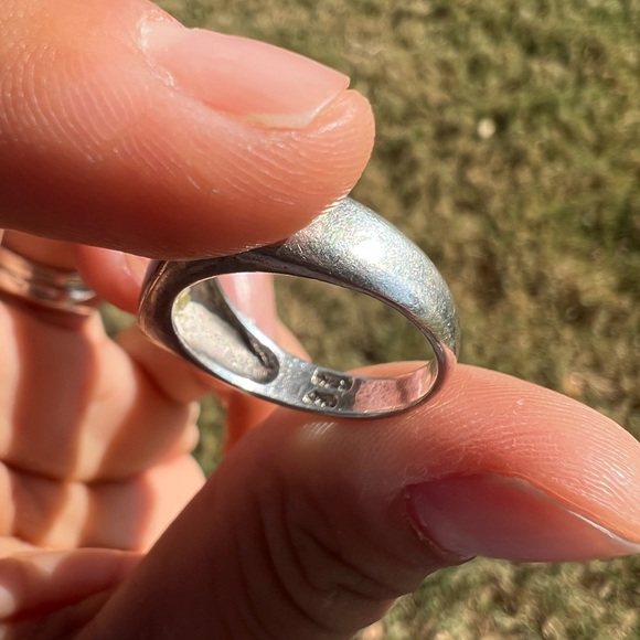 Turquoise 925 Sterling Silver Band - Picture 3 of 5